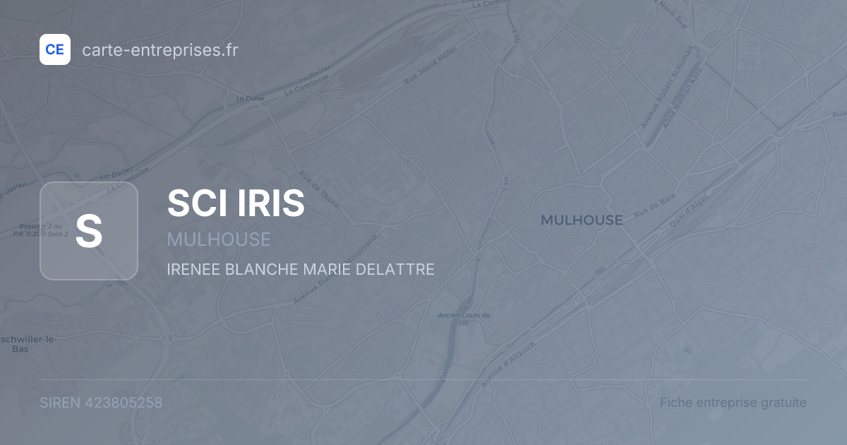 SCI IRIS — 423805258 — fiche entreprise