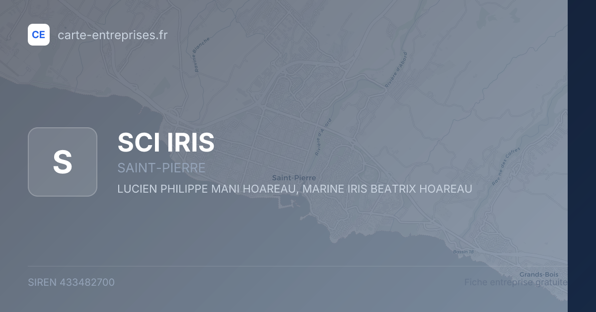 SCI IRIS — 433482700 — fiche entreprise