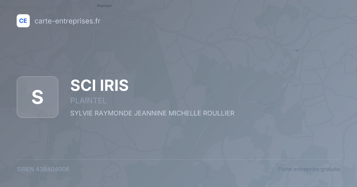 SCI  IRIS — 438404006 — fiche entreprise