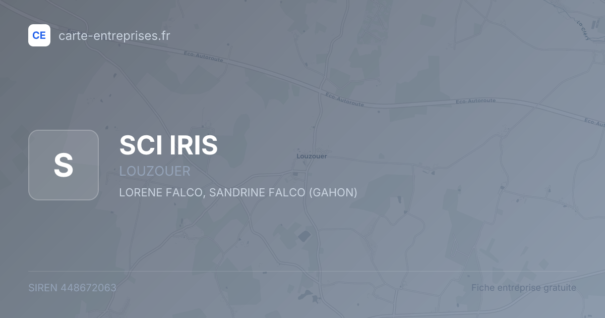 SCI IRIS — 448672063 — fiche entreprise