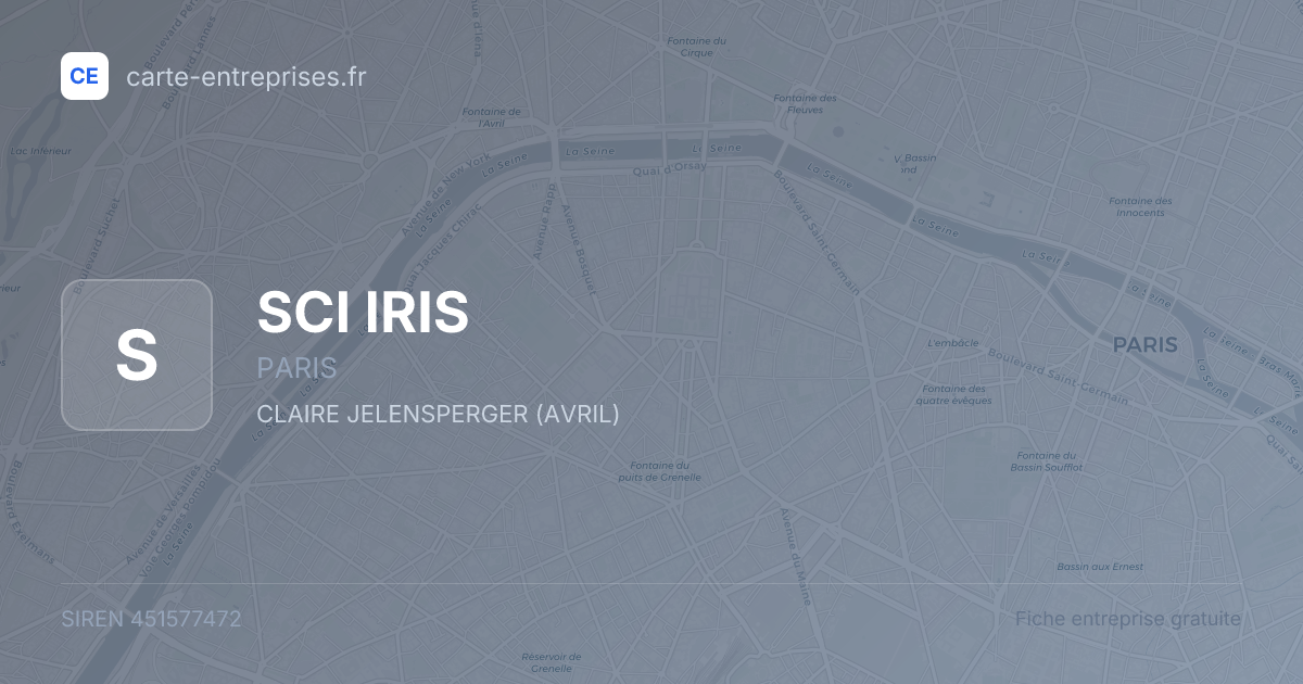SCI IRIS — 451577472 — fiche entreprise