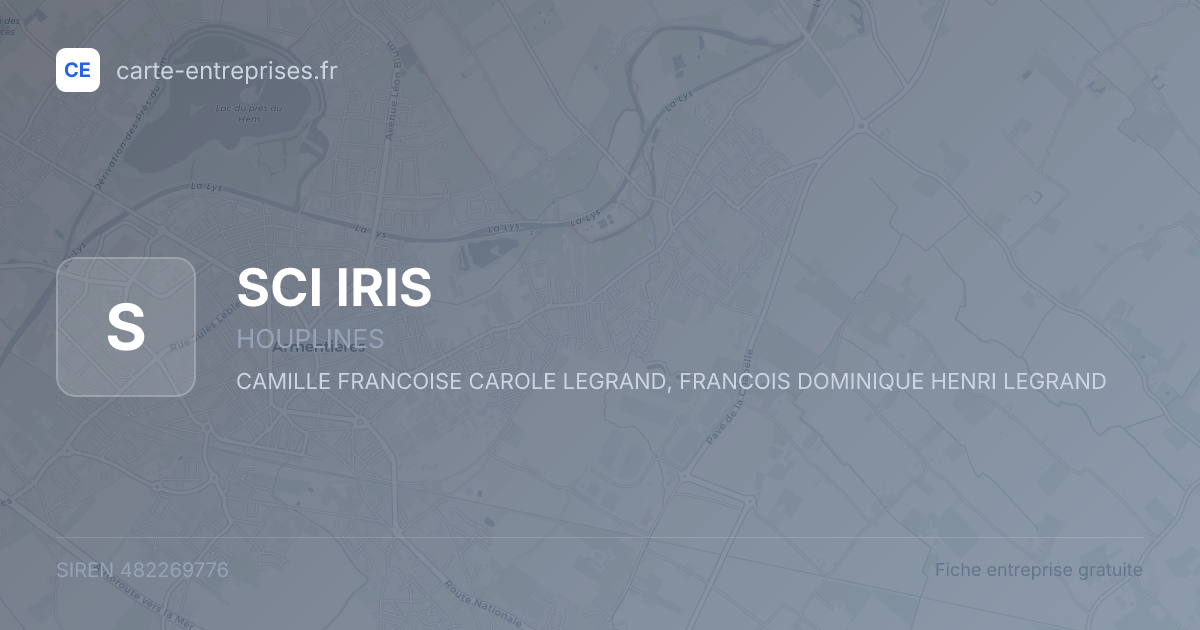 SCI IRIS — 482269776 — fiche entreprise