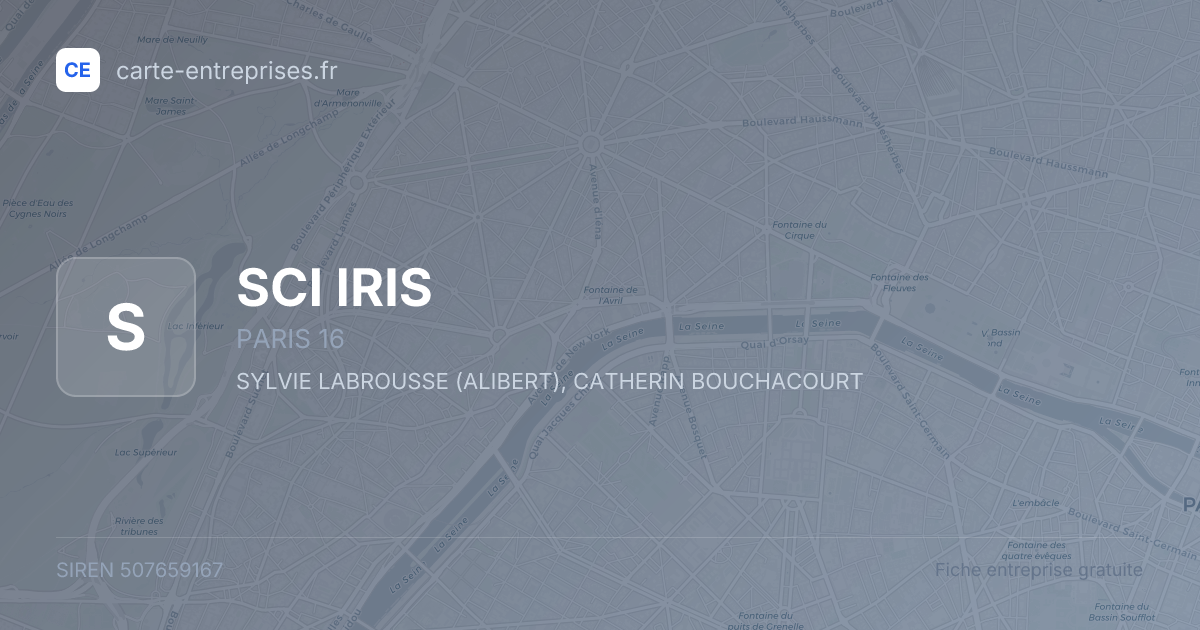 SCI IRIS — 507659167 — fiche entreprise