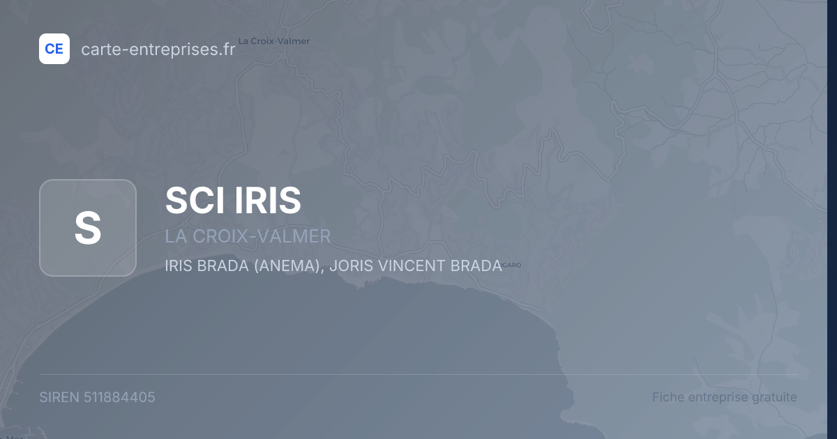 SCI IRIS — 511884405 — fiche entreprise