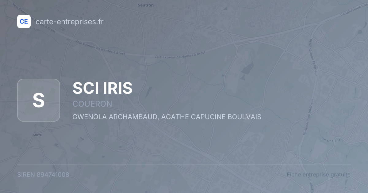 SCI IRIS — 894741008 — fiche entreprise