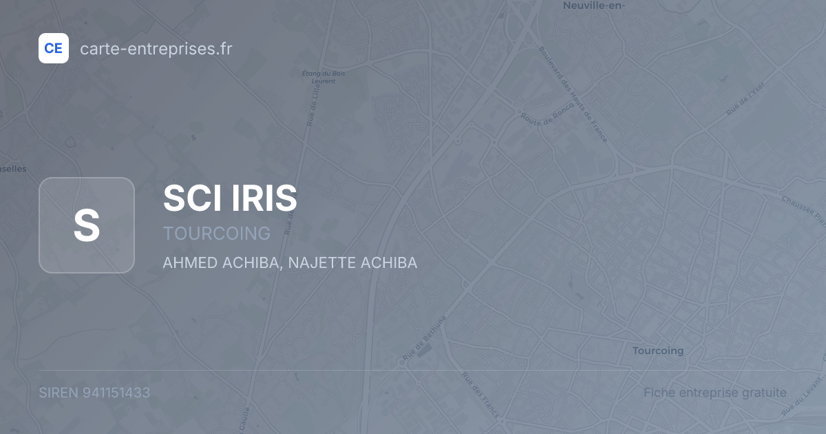 SCI IRIS — 941151433 — fiche entreprise
