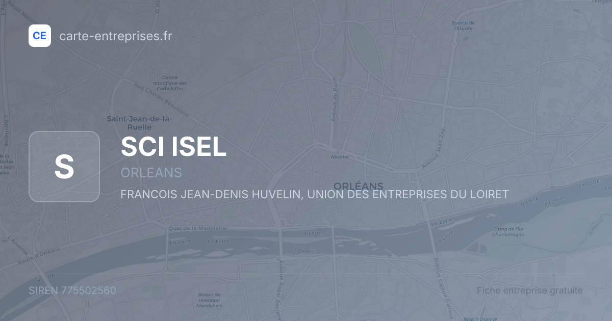 SCI ISEL — 775502560 — fiche entreprise