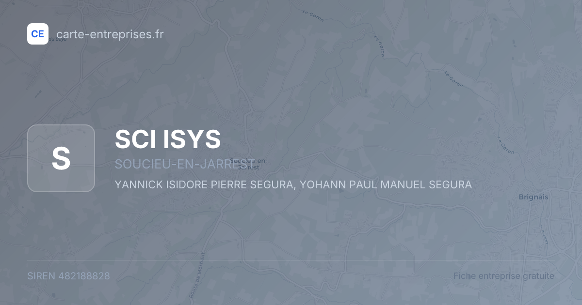 SCI ISYS — 482188828 — fiche entreprise
