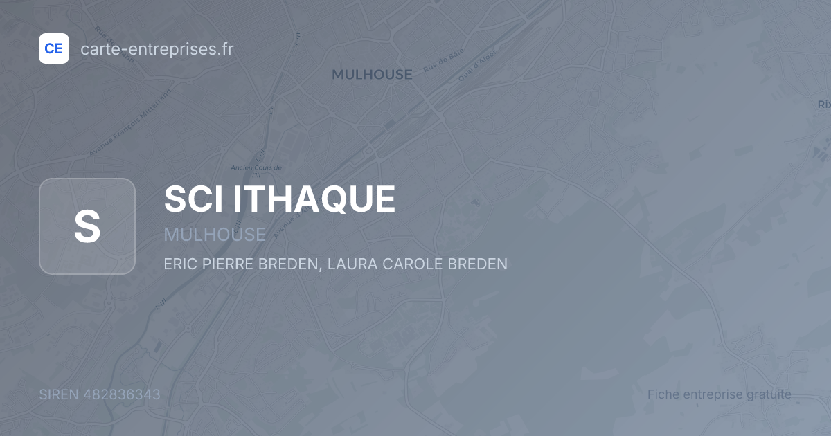 SCI ITHAQUE — 482836343 — fiche entreprise