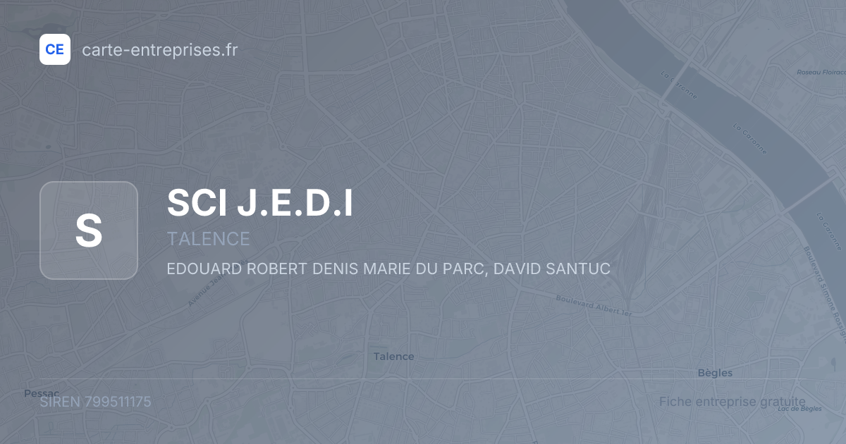 SCI J.E.D.I — 799511175 — fiche entreprise