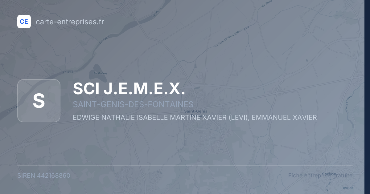 SCI J.E.M.E.X. — 442168860 — fiche entreprise