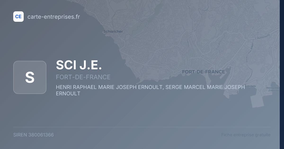 SCI J.E. — 380061366 — fiche entreprise