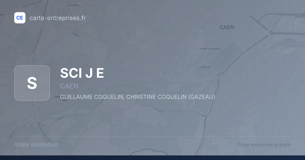 SCI J E — 488964545 — fiche entreprise