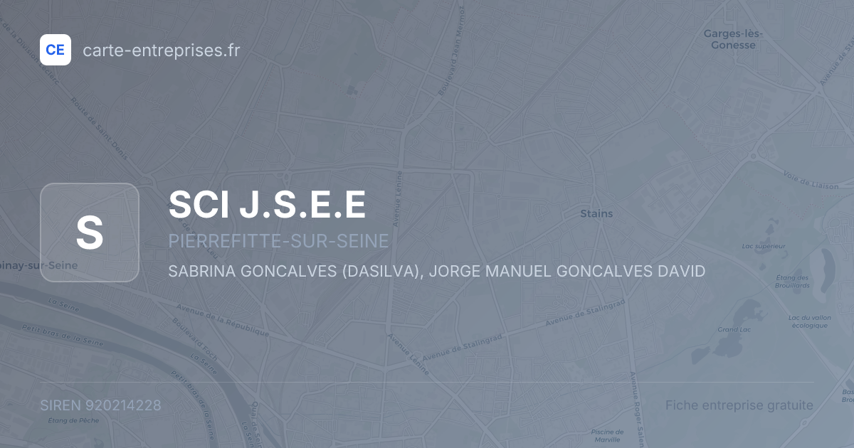 SCI J.S.E.E — 920214228 — fiche entreprise