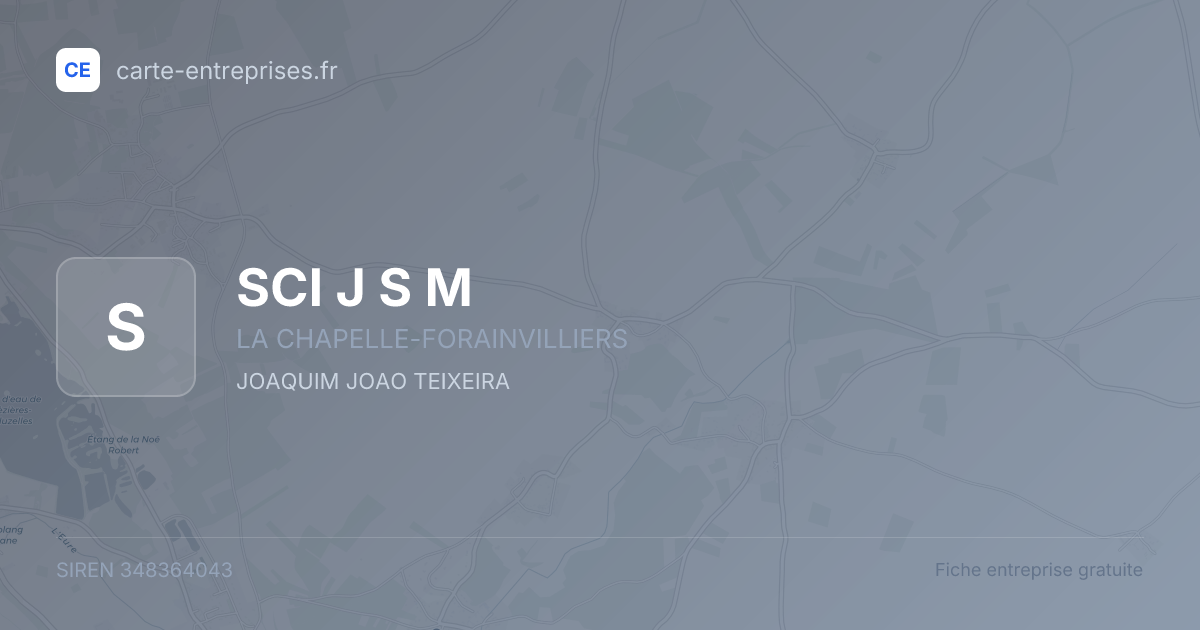 SCI J S M — 348364043 — fiche entreprise
