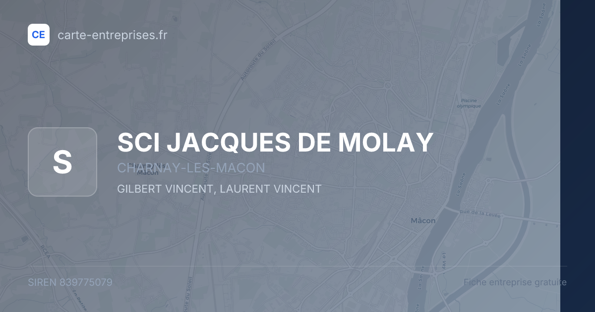 SCI JACQUES DE MOLAY — 839775079 — fiche entreprise