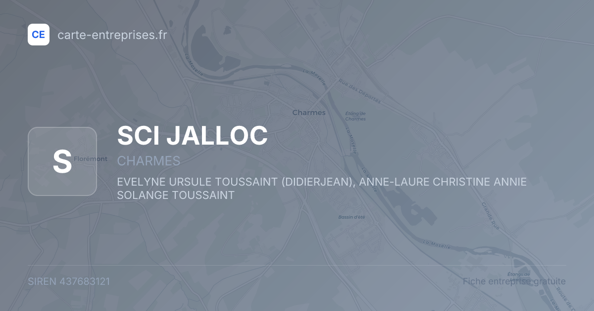 SCI JALLOC — 437683121 — fiche entreprise