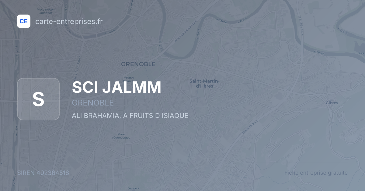 SCI JALMM — 492364518 — fiche entreprise