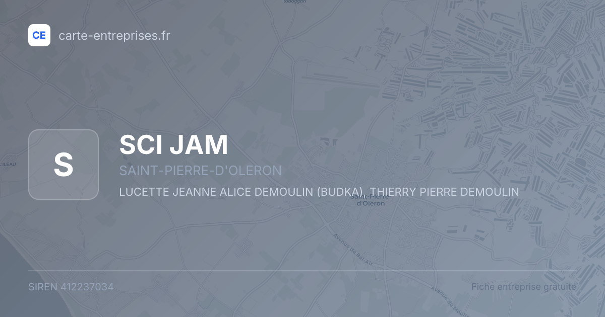 SCI JAM — 412237034 — fiche entreprise
