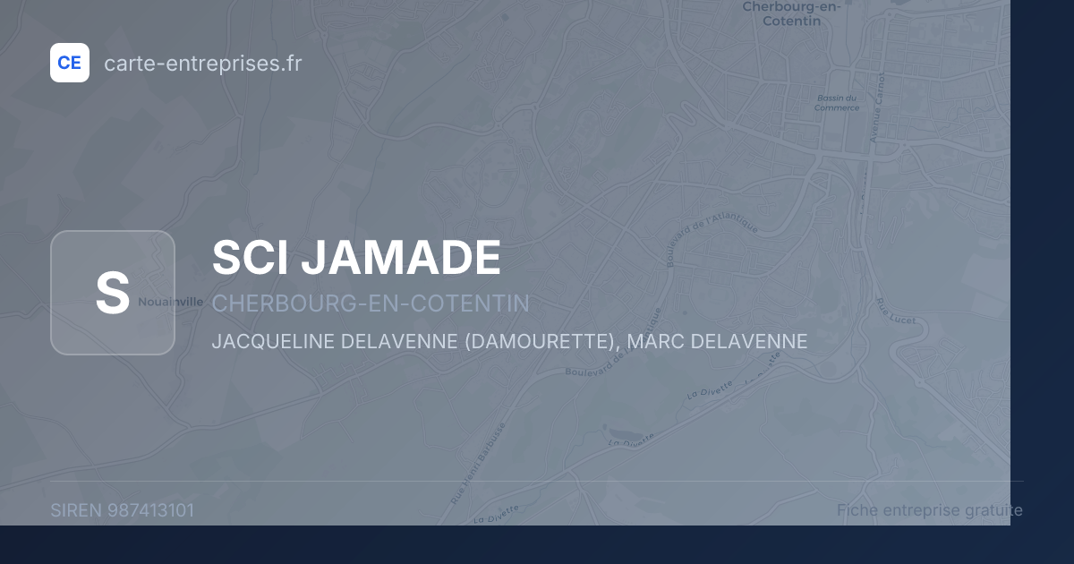 SCI JAMADE — 987413101 — fiche entreprise