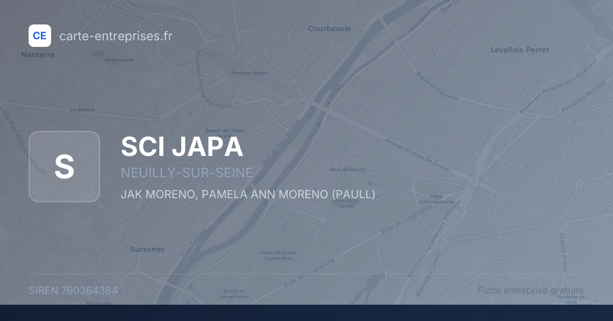 SCI JAPA — 790364384 — fiche entreprise