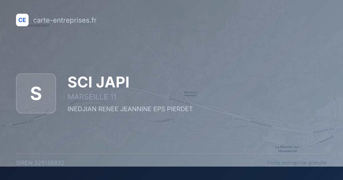 SCI JAPI — 325138832 — fiche entreprise