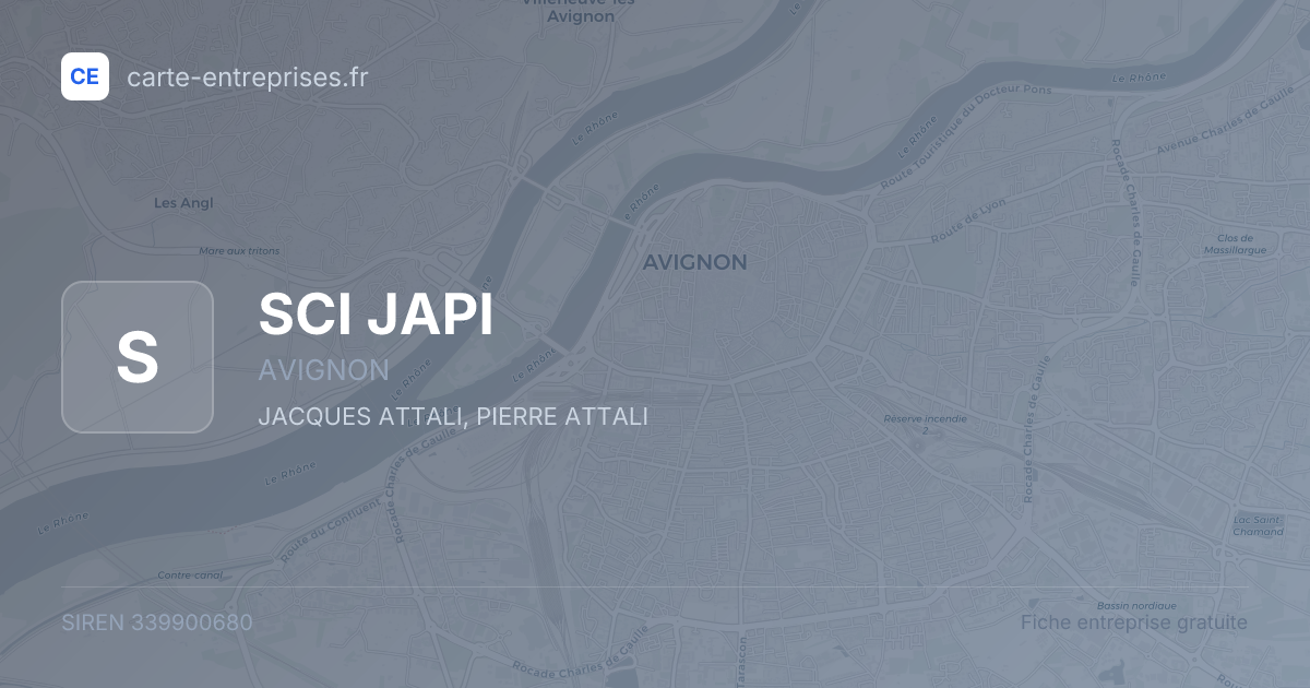 SCI JAPI — 339900680 — fiche entreprise