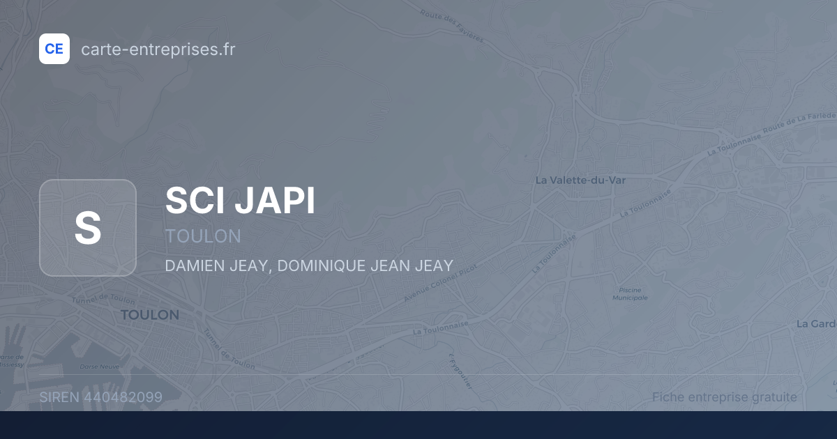 SCI JAPI — 440482099 — fiche entreprise