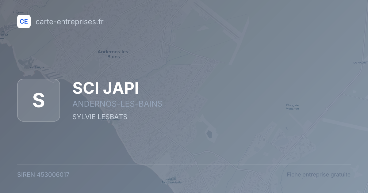 SCI JAPI — 453006017 — fiche entreprise
