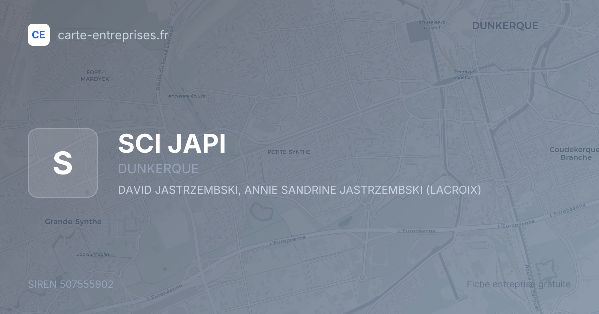 SCI JAPI — 507555902 — fiche entreprise