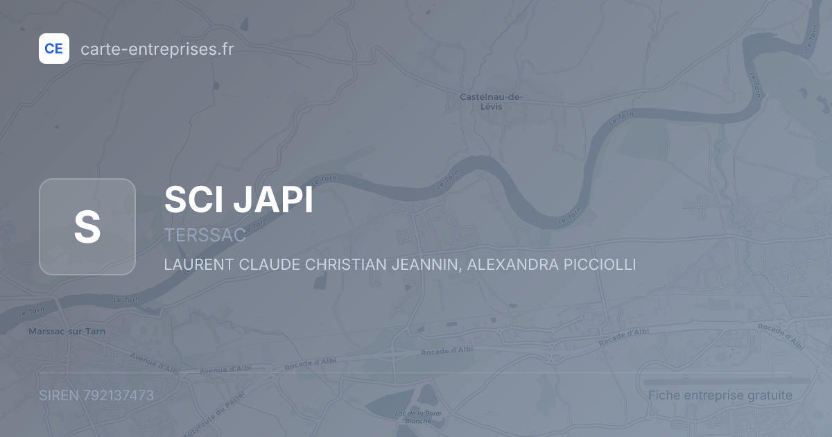 SCI JAPI — 792137473 — fiche entreprise