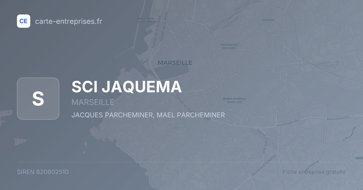 SCI JAQUEMA — 820802510 — fiche entreprise
