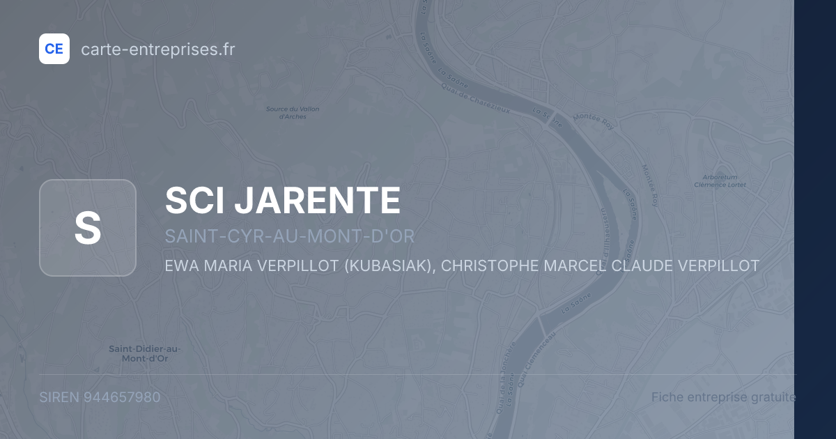 SCI JARENTE — 944657980 — fiche entreprise