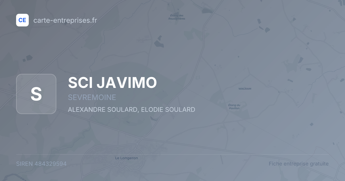 SCI JAVIMO — 484329594 — fiche entreprise