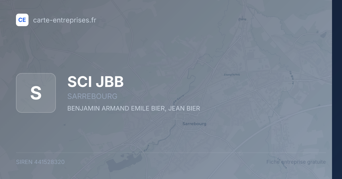 SCI JBB — 441528320 — fiche entreprise