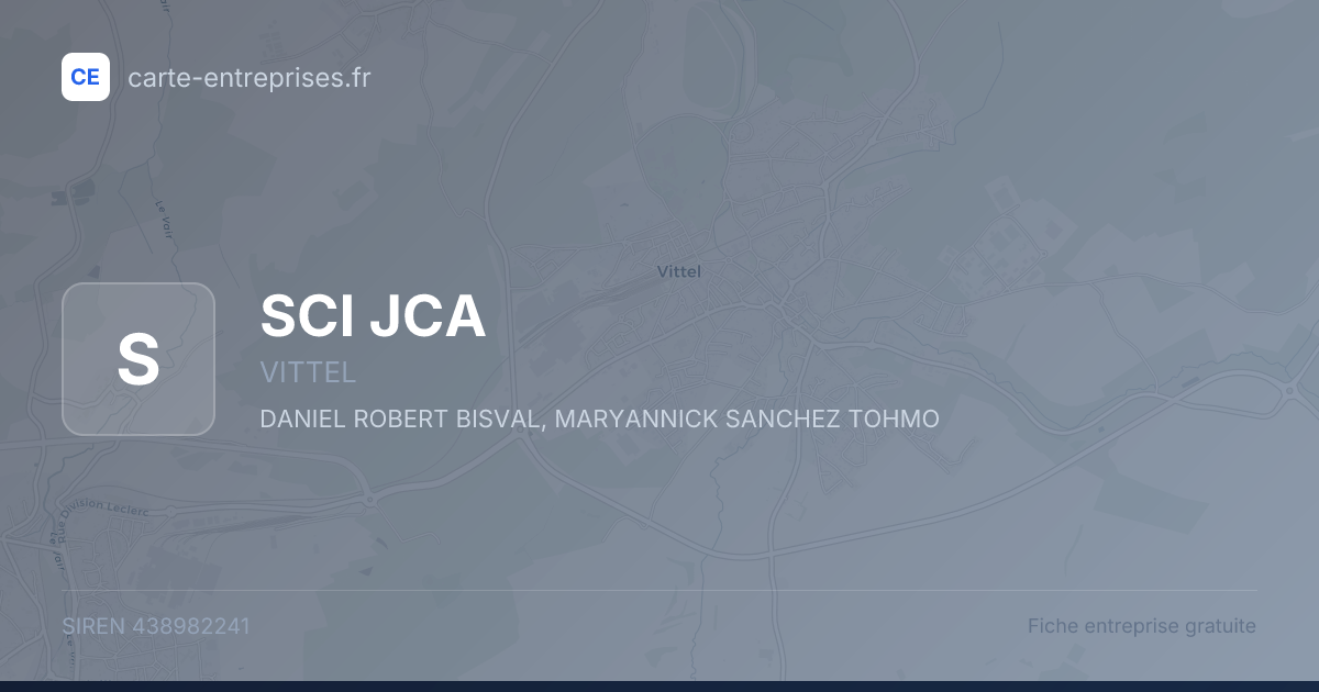 SCI JCA — 438982241 — fiche entreprise