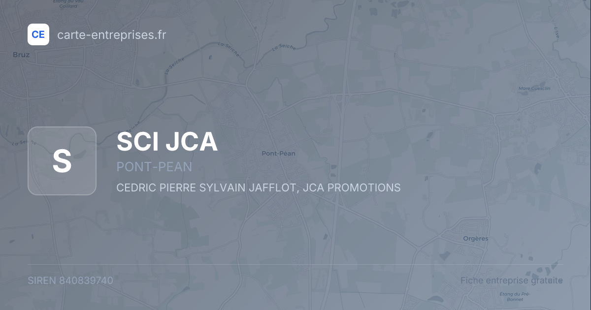 SCI JCA — 840839740 — fiche entreprise