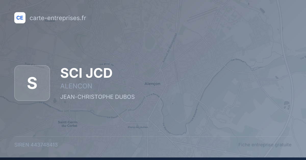 SCI JCD — 443748413 — fiche entreprise