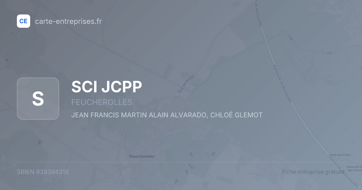 SCI JCPP — 939394318 — fiche entreprise