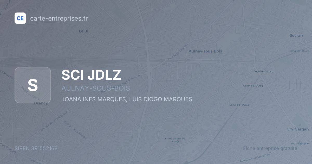 SCI JDLZ — 891552168 — fiche entreprise