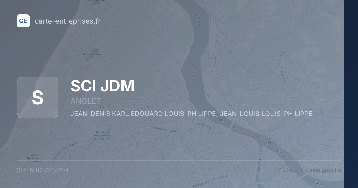 SCI JDM — 829247204 — fiche entreprise