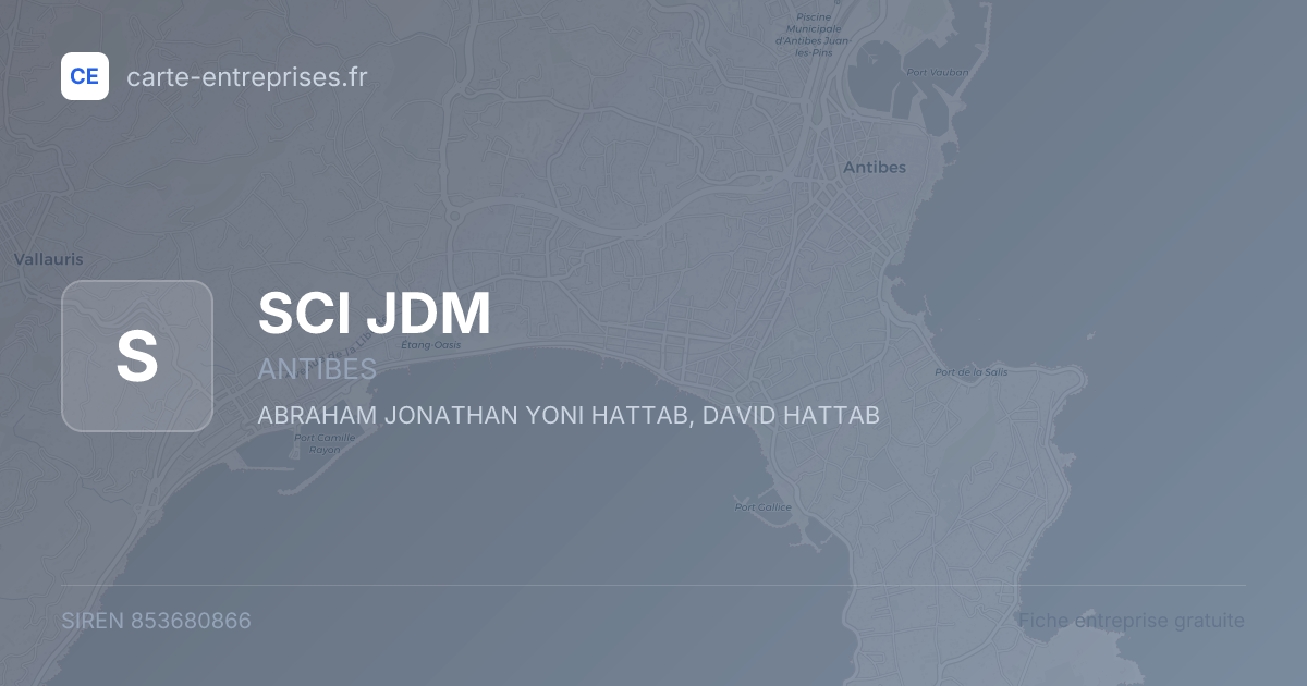 SCI JDM — 853680866 — fiche entreprise
