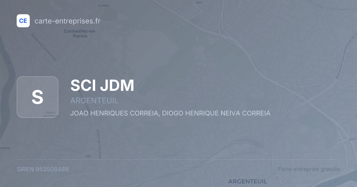 SCI JDM — 953508488 — fiche entreprise