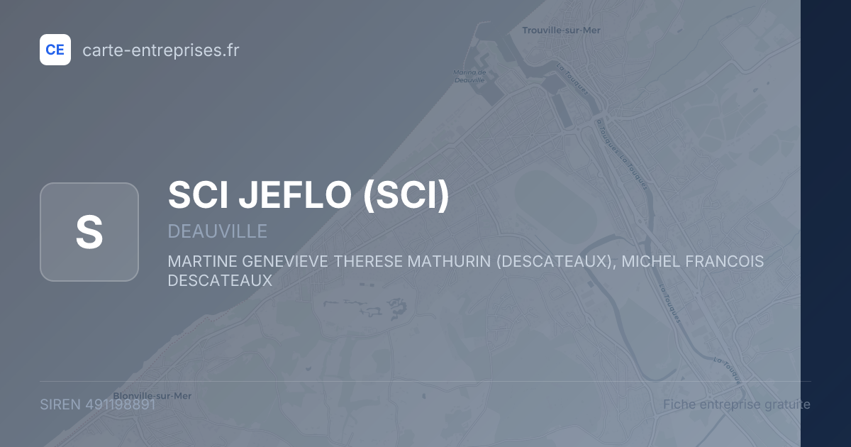 SCI JEFLO (SCI) — 491198891 — fiche entreprise
