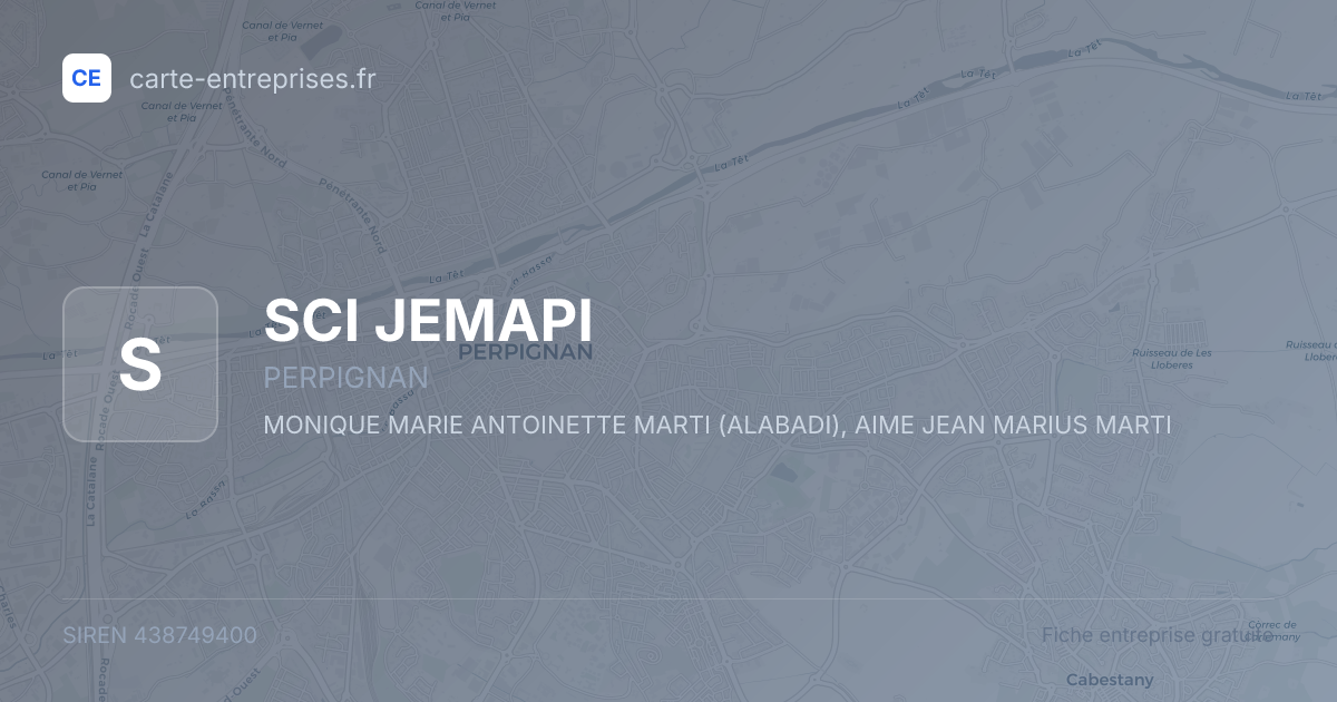 SCI JEMAPI — 438749400 — fiche entreprise
