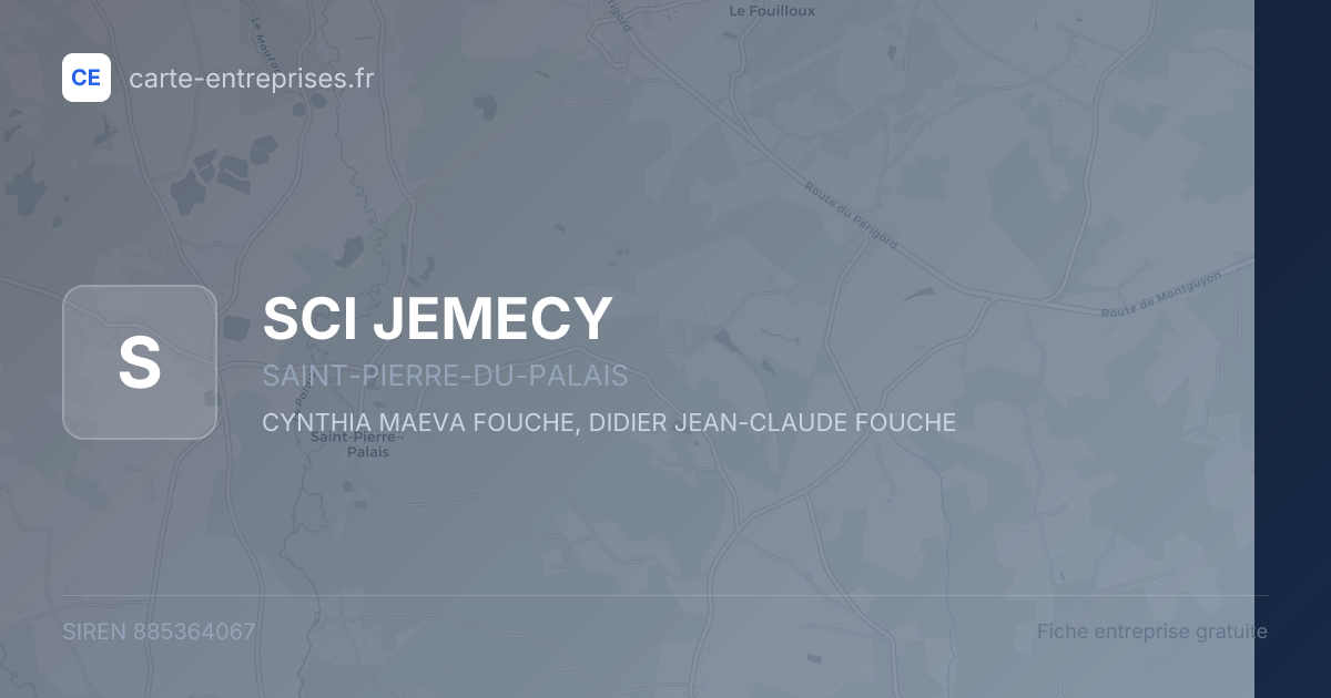 SCI JEMECY — 885364067 — fiche entreprise