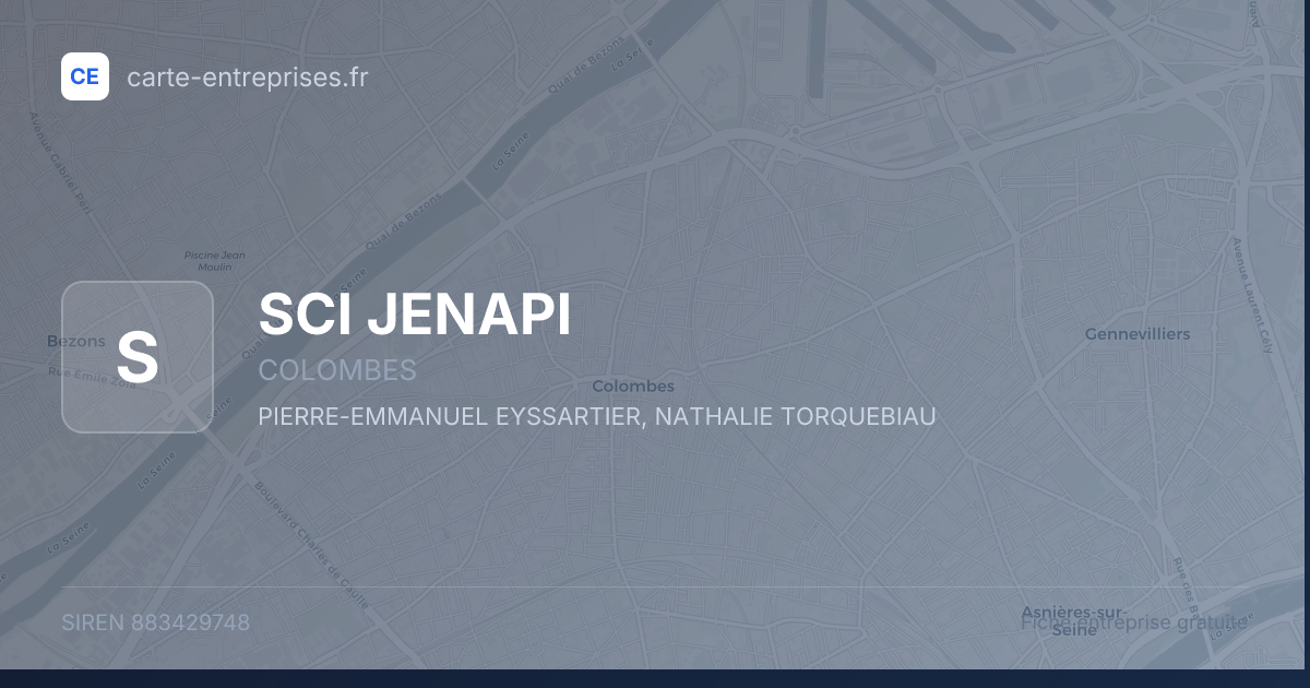 SCI JENAPI — 883429748 — fiche entreprise