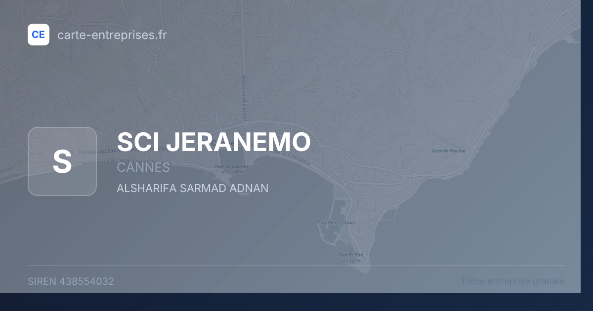 SCI JERANEMO — 438554032 — fiche entreprise