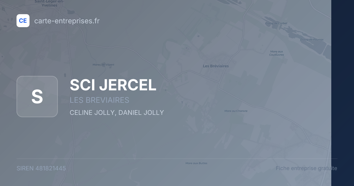 SCI JERCEL — 481821445 — fiche entreprise