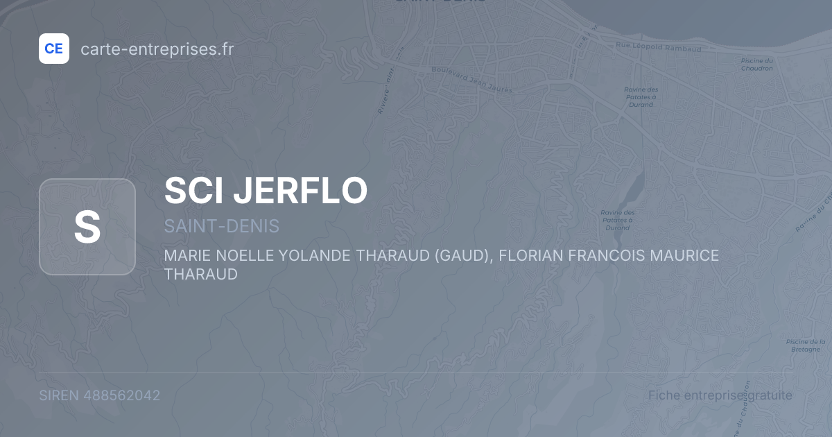 SCI JERFLO — 488562042 — fiche entreprise